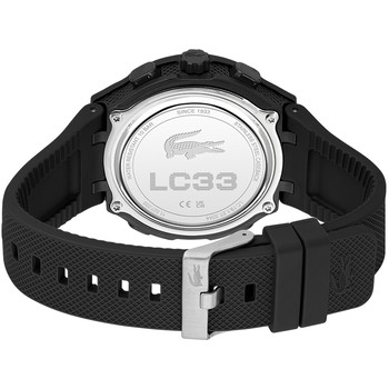 Montre LACOSTE lc33 homme bracelet silicone noir