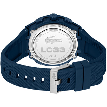 Montre LACOSTE lc33 homme bracelet silicone bleu