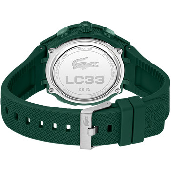 Montre LACOSTE lc33 homme bracelet silicone vert