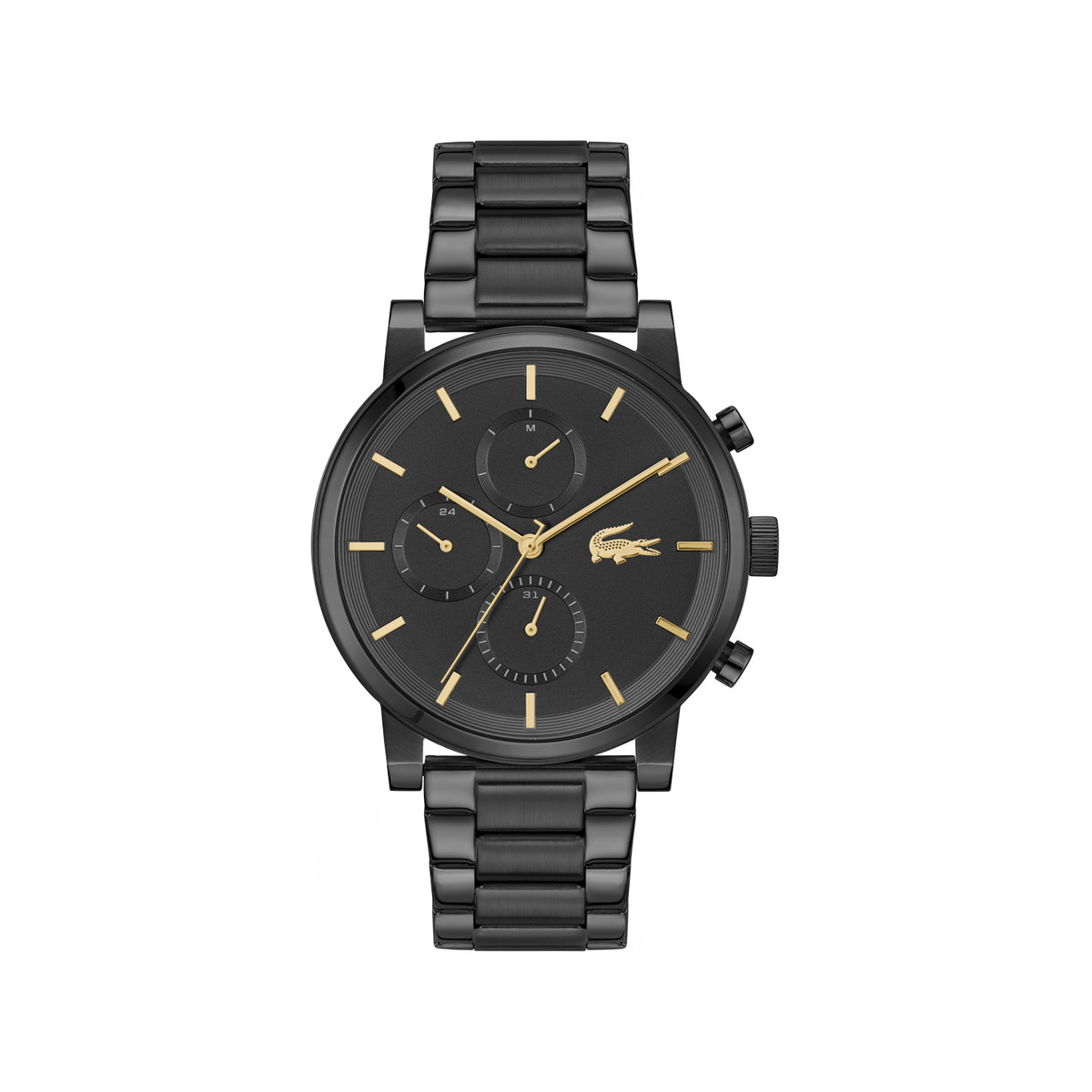 Montre LACOSTE replay homme bracelet acier inoxydable noir