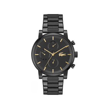 Montre LACOSTE replay homme bracelet acier inoxydable noir