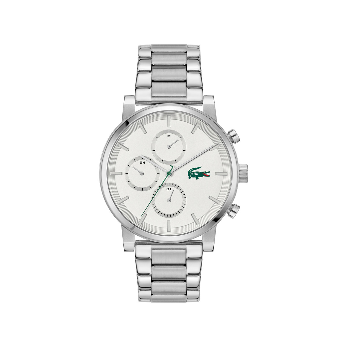 Montre LACOSTE replay homme bracelet acier inoxydable gris