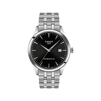 Montre TISSOT classic dream homme automatique, bracelet acier inoxydable