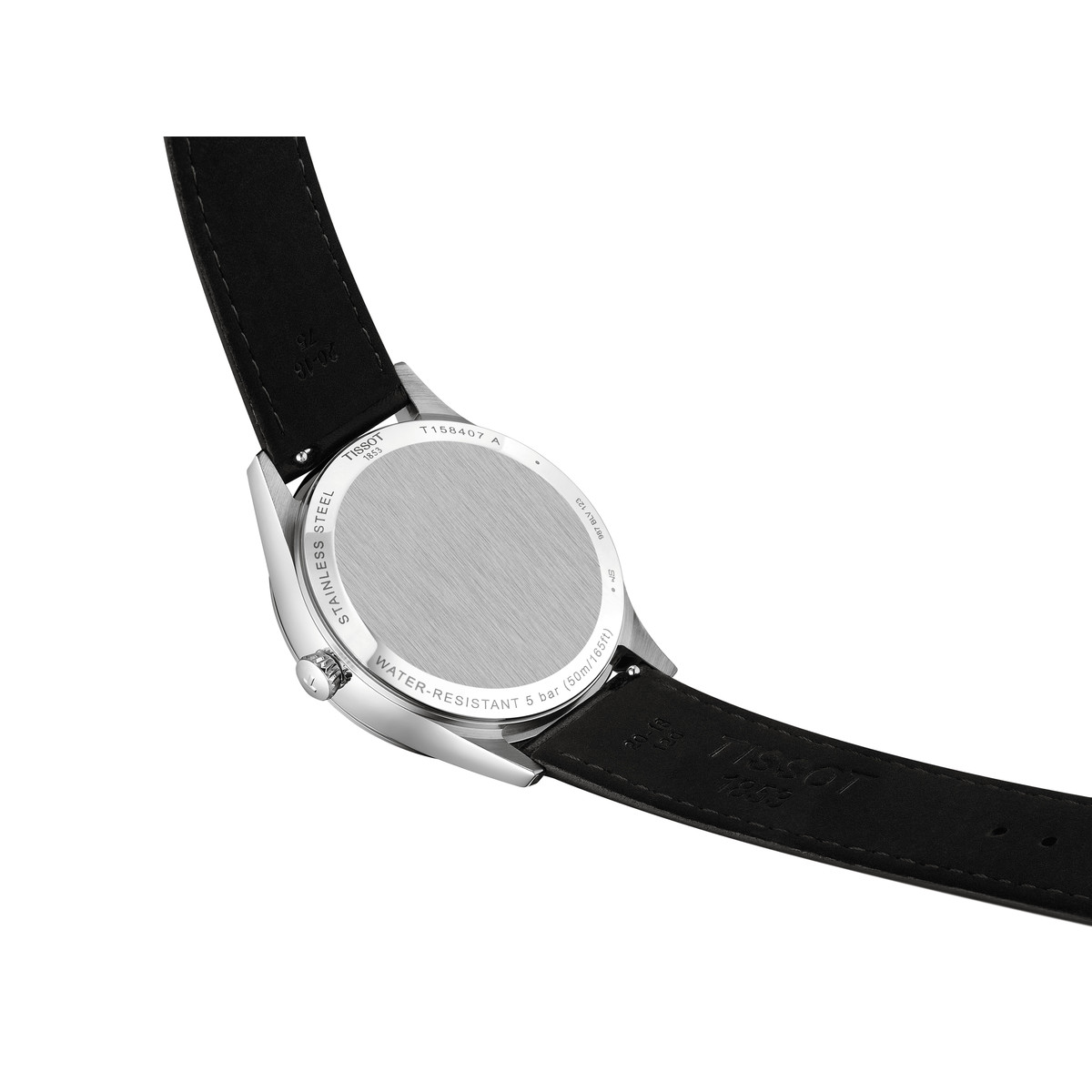 Montre TISSOT classic dream homme automatique, bracelet cuir noir - vue D2