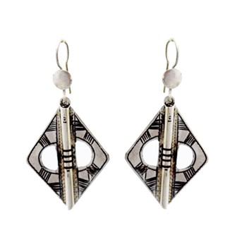 Boucle d'oreilles touareg longues