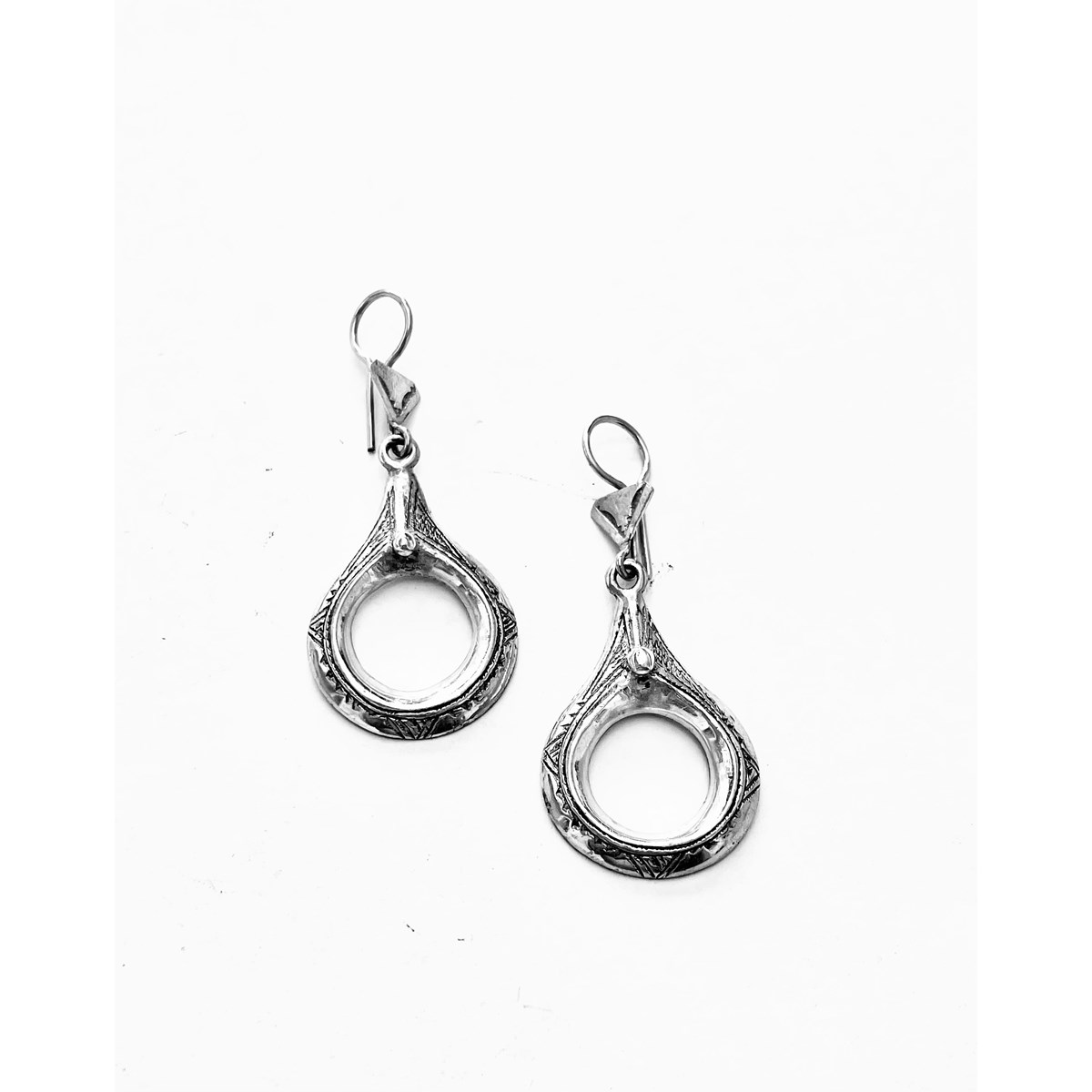 Boucles d'oreille touareg argent - vue 3