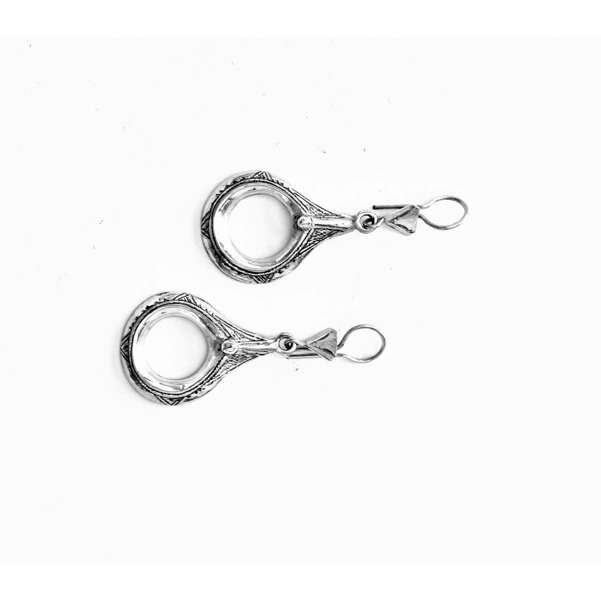 Boucles d'oreille touareg argent - vue 4