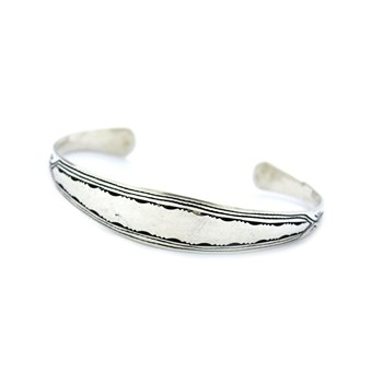 Bracelet jonc plat rigide touareg