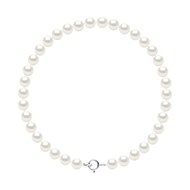 Bracelet Rang de Perles d'Eau Douce Rondes 5-6 mm Blanches Argent 925