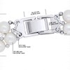 Collier 2 Rangs Perles d'Eau Douce 3-4 mm Blanches - vue V3