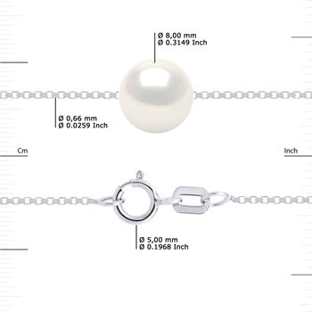 Zoetwater Gekweekte Parel Armband 8-9 mm Wit Venetiaans Goud Ketting