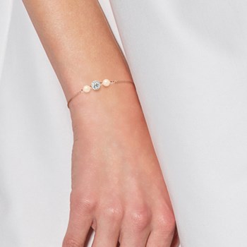 Bracelet - Perles de culture d'eau douce - Argent 925