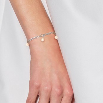 Bracelet - Perles de culture d'eau douce - Argent 925