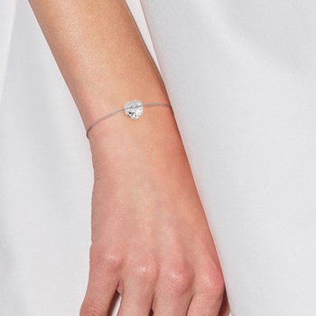 Bracelet - Coeur cristal - Argent 925