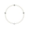 Bracelet - Rang de Perles de culture d'eau douce - Argent 925 - vue V1