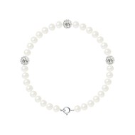 Bracelet - Rang de Perles de culture d'eau douce - Argent 925