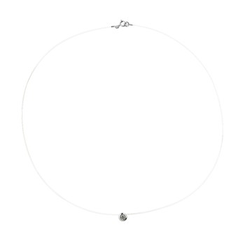 Collier solitaire - Argent 925