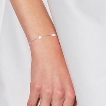 Bracelet solitaire - Argent 925
