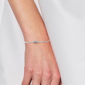 Bracelet RIVIERE DE DIAMANTS - Argent 925