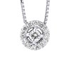 Collier Diamants 0,13 Cts Or Blanc - vue V1