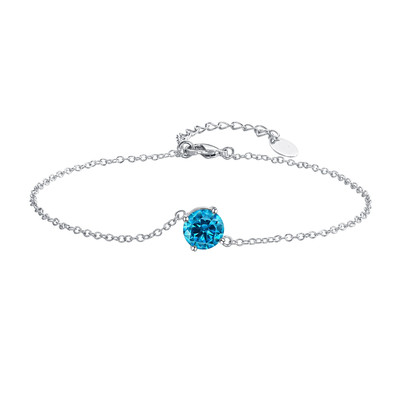 Bracelet orné de cristaux de Swarovski Bleu