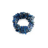Bracelet Femme Stretch en Pierres naturelles Lapis Lazuli Bleu - vue V1