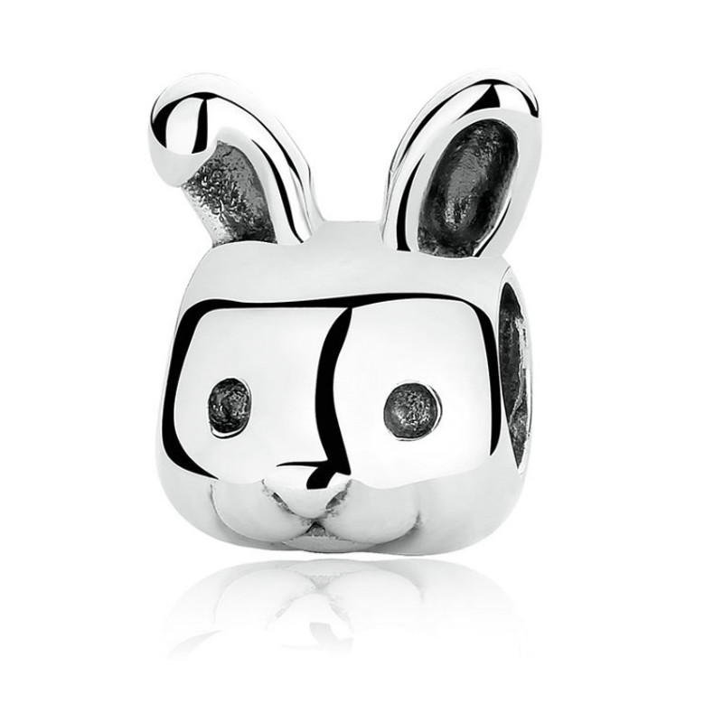 Charms Bead Lapin en Argent 925