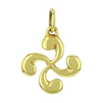 Pendentif Lauburu en or 18 carats