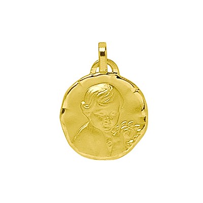 Médaille Ange Or Jaune 9 Carats 