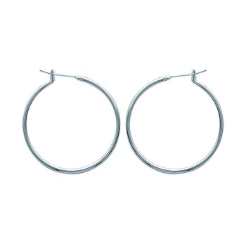 Boucles d'oreilles Brillaxis argent 30mm