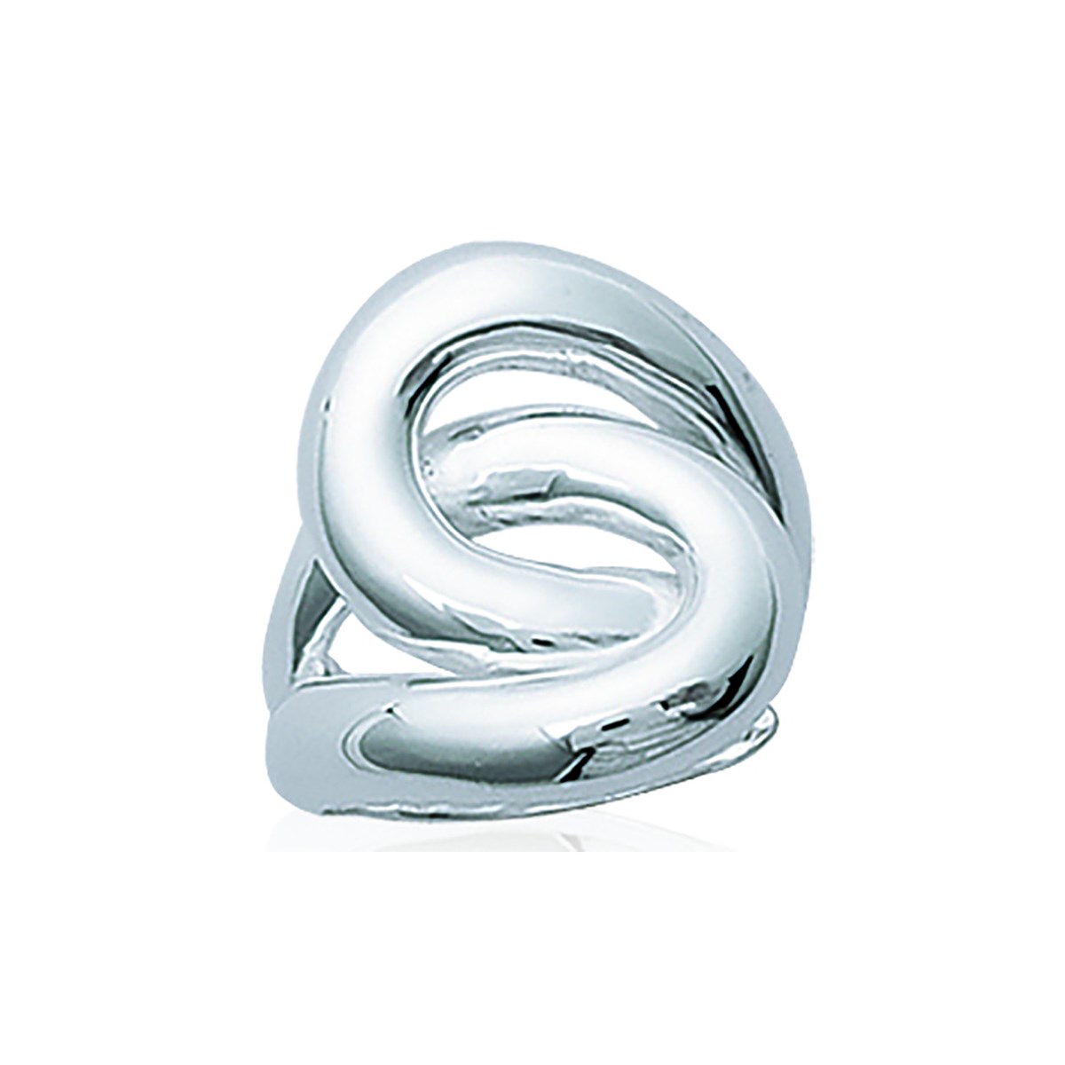 Bague Brillaxis contemporaine 56