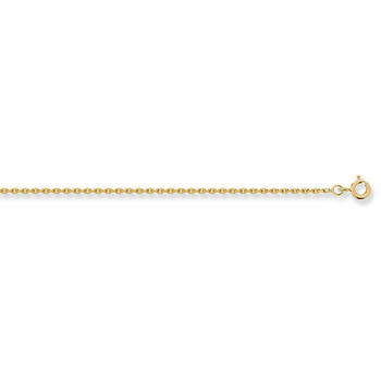 Chaîne or jaune 9 carats maille forçat 1.4mm