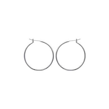 Boucle d'oreilles Brillaxis créoles argents 30 mm
fil rond 1.5 mm