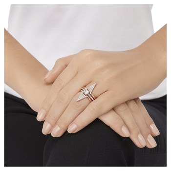 Set de bagues Swarovski Funk rosé 55