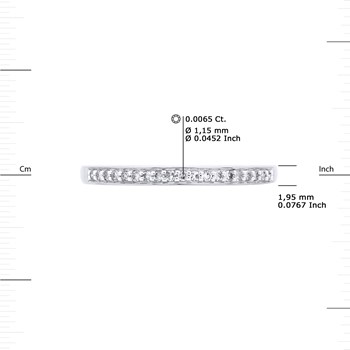 Alliance fine Diamants 0,120 Cts Joaillerie Or Blanc