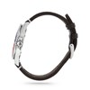 Montre Homme Foxter Sixties bracelet cuir noir, boitier acier et fond noir - SIXTIES4 - vue V4