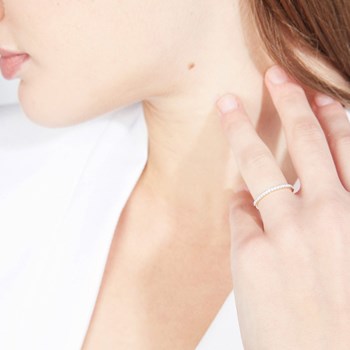 Bague 'Emma' Or jaune et Diamant