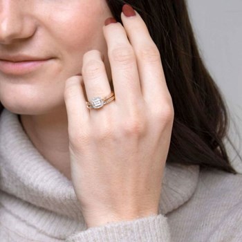 Bague ' Athénaïs' Or jaune et Diamant