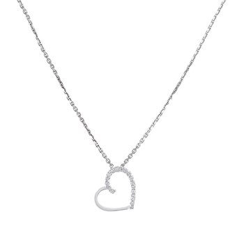 Pendentif 'Savannah' Or blanc et Diamant