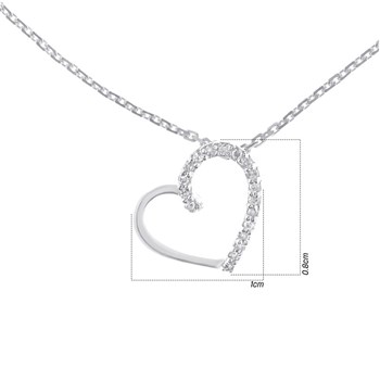 Pendentif 'Savannah' Or blanc et Diamant