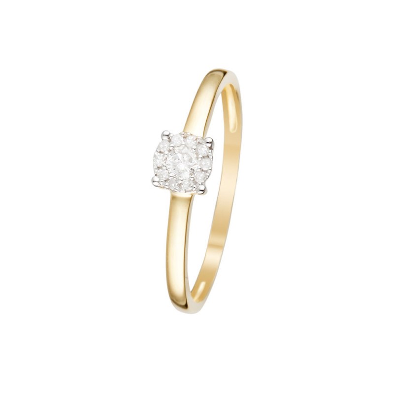 Bague ' Grâce' Or jaune et Diamant