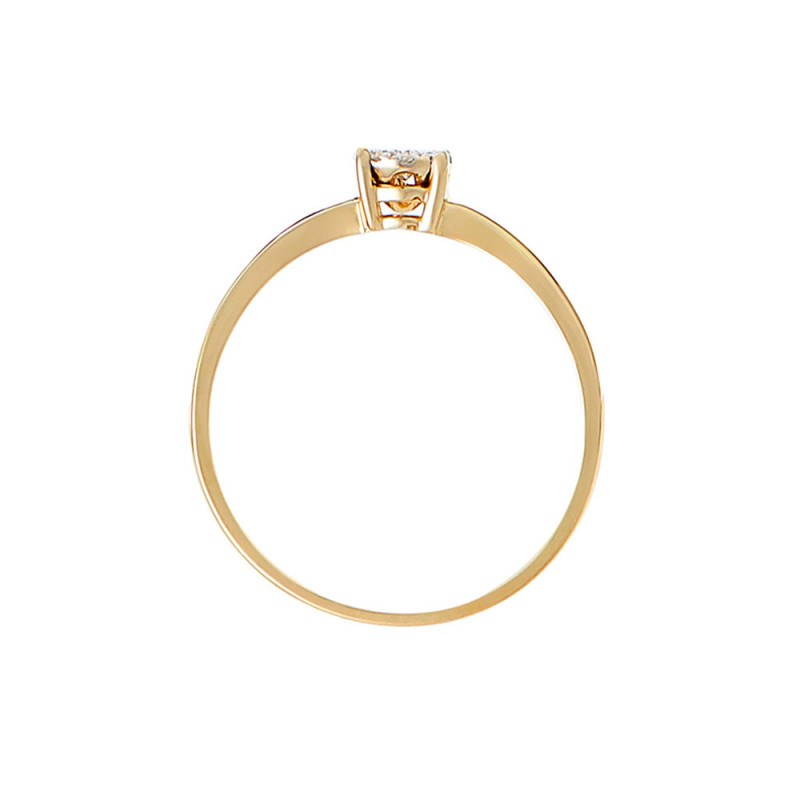 Bague ' Grâce' Or jaune et Diamant - vue 5