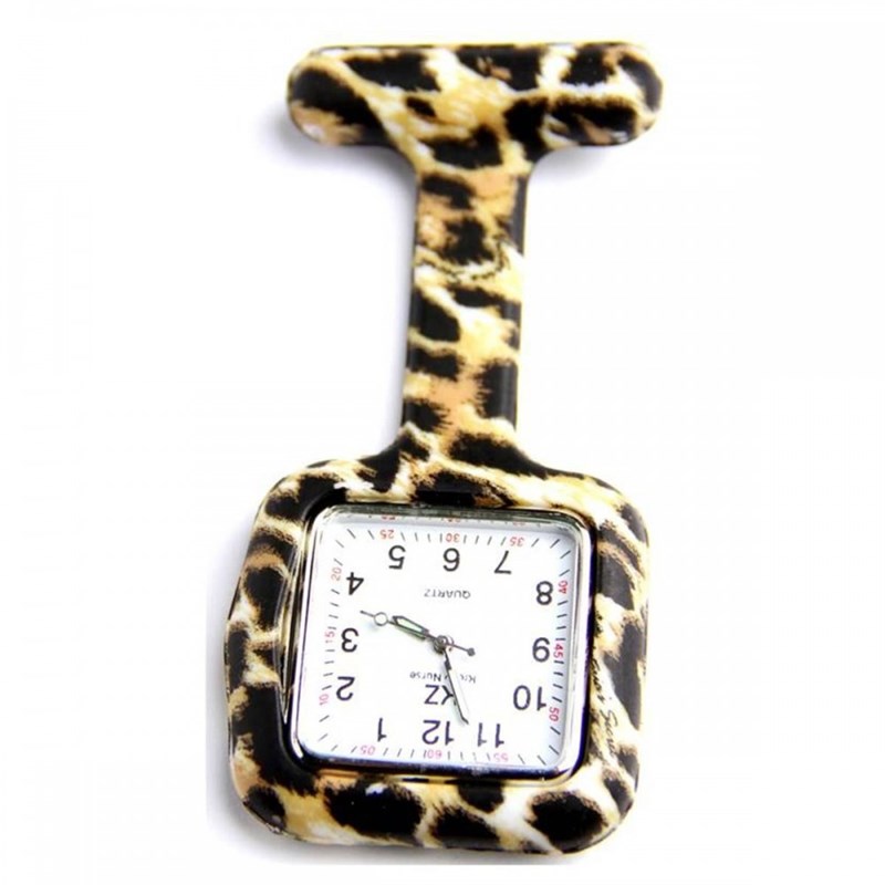 Montre Infirmière KRAZY NURSE bracelet Silicone Noir