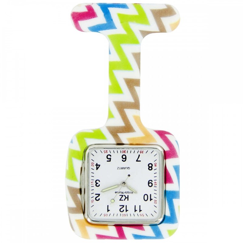 Montre Infirmière KRAZY NURSE bracelet Silicone Blanc
