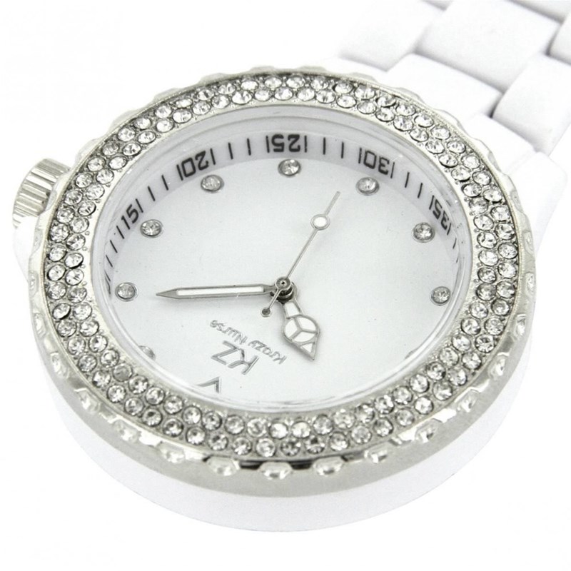 Montre Infirmière KRAZY NURSE bracelet Plastique Blanc - vue 2