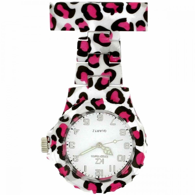 Montre Infirmière KRAZY NURSE bracelet Plastique Noir