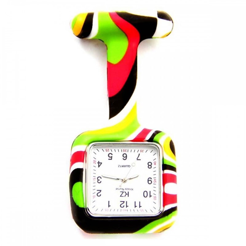 Montre Infirmière KRAZY NURSE bracelet Silicone Noir