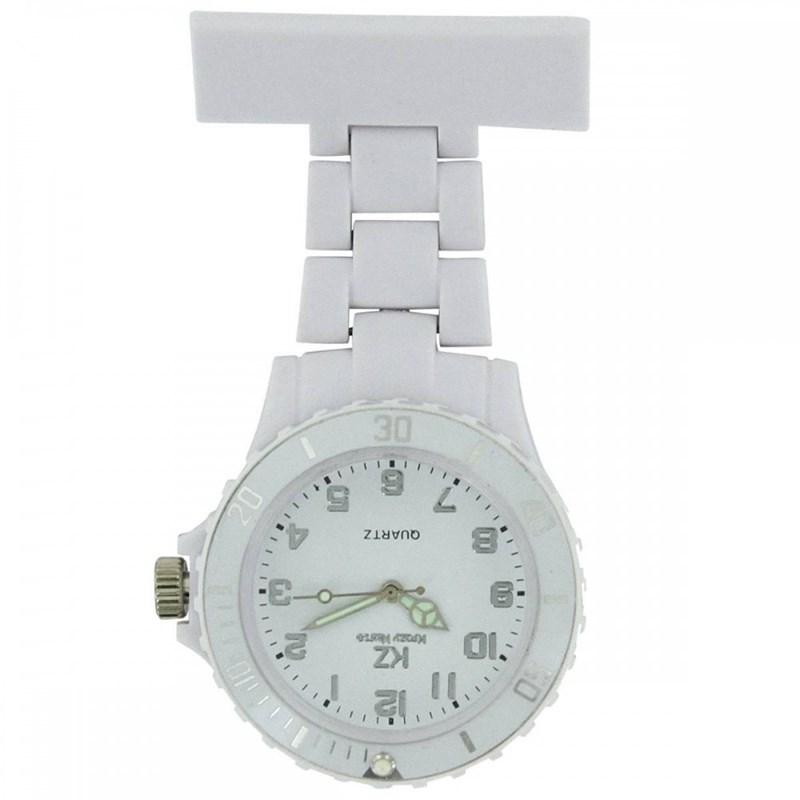 Montre Infirmière KRAZY NURSE bracelet Plastique Blanc