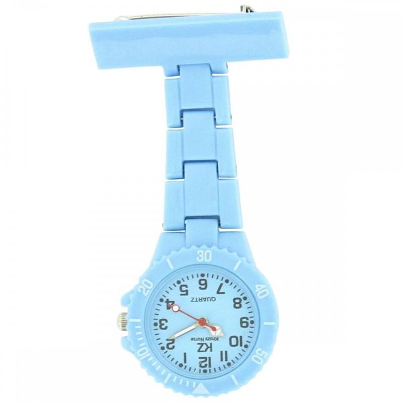Montre Infirmière KRAZY NURSE bracelet Plastique Bleu