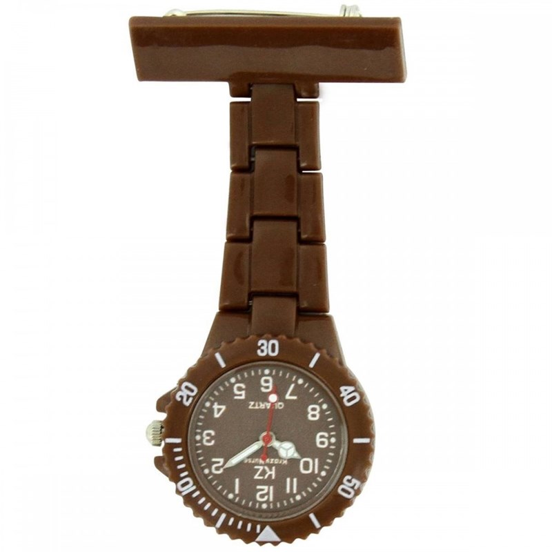 Montre Infirmière KRAZY NURSE bracelet Plastique Marron
